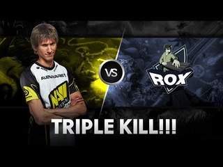 Triple Kill by Dendi's pets vs RoX.KIS @ DreamLeague Season 1