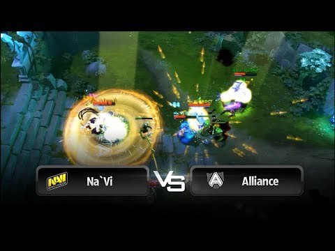 Early teamwipe by Na`Vi vs Alliance @ Starladder 8