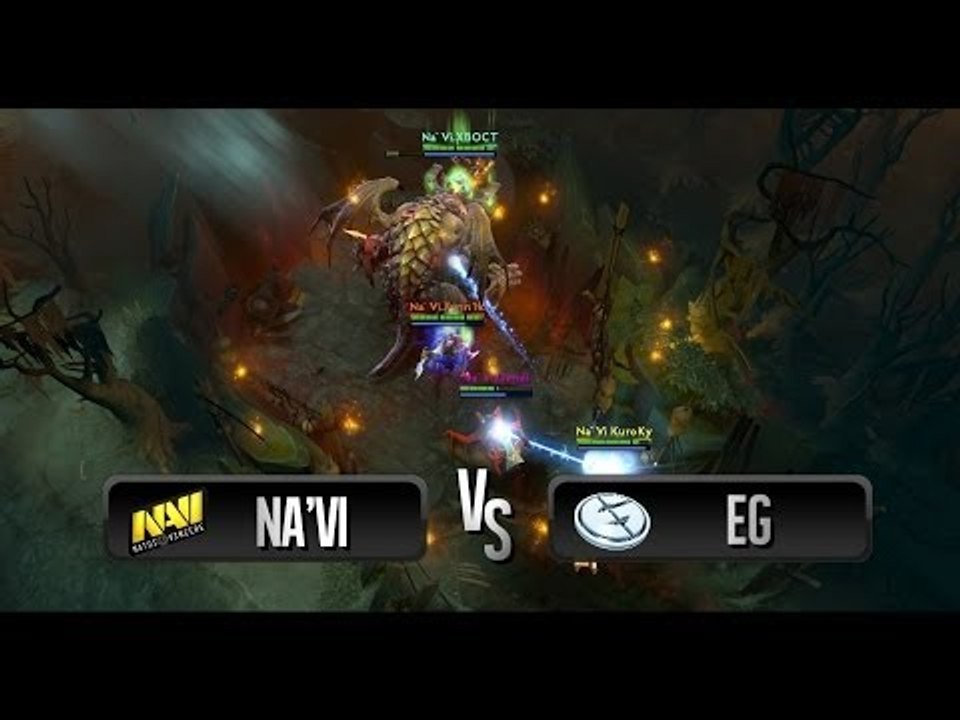 Awesome aegis steal by EG vs Na'Vi @ WePlay.TV Dota 2 League - Season 2