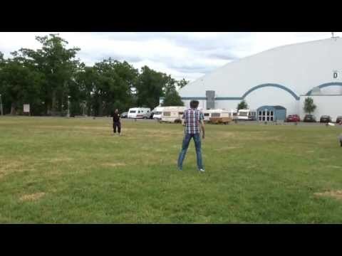 Dendi playing frisbee @ DreamHack Summer 2013