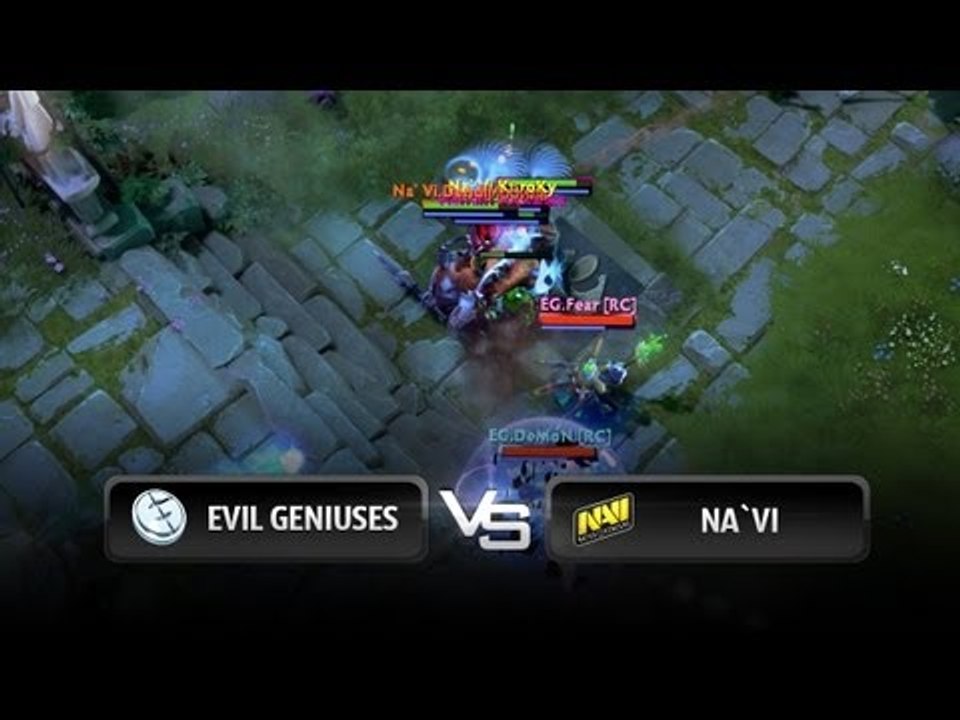 Evil Geniuses deadly combo vs Na`Vi @  RaidCall D2L Season 3