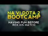 Na`Vi.Dota 2 having fun before ROX.KIS match (with English subtitles)