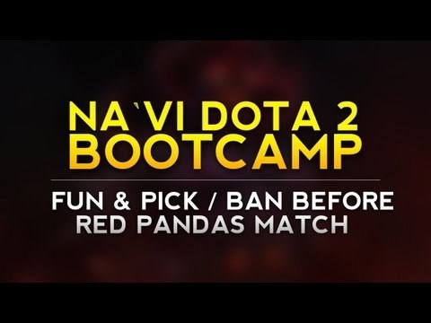 Na`Vi.Dota 2 before QPandas match - Fun and Pick / Ban phase (with English subs)
