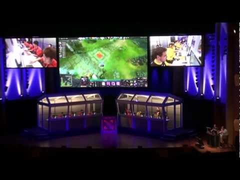 Na`Vi emotions after DK victory @ The International 2