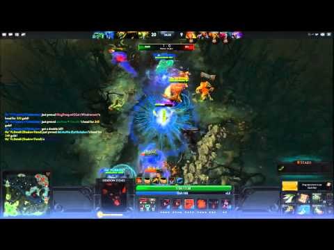 Dendi & Puppey sf+tide combo vs DD @ Premier League