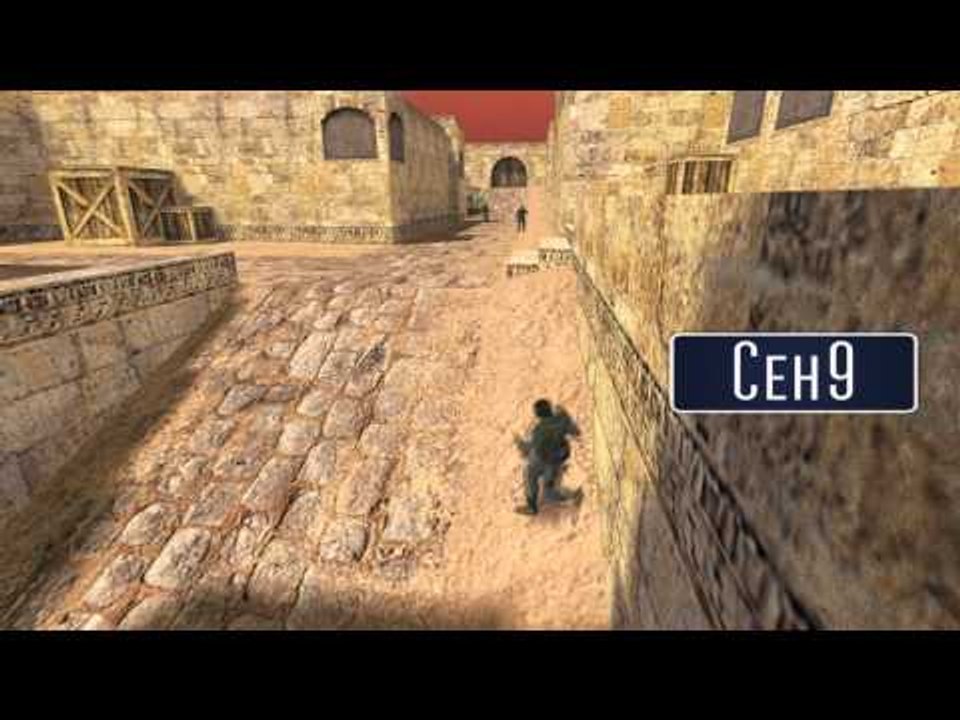 Na`Vi teamplay @ de_dust2: A-plant defence