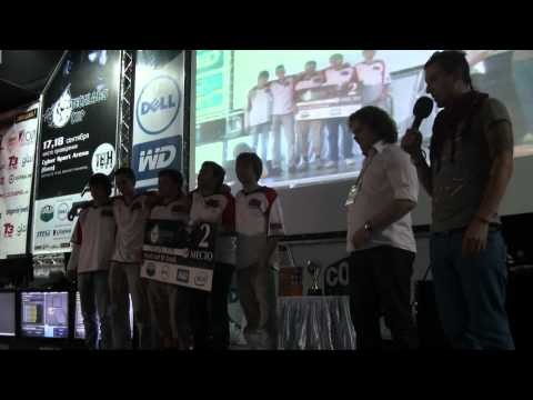 Na`Vi at awarding ceremony @ TECHLABS Cup UA 2011