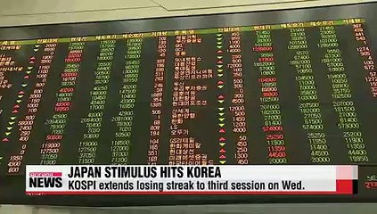 Japan's extensive stimulus plan hits Korea