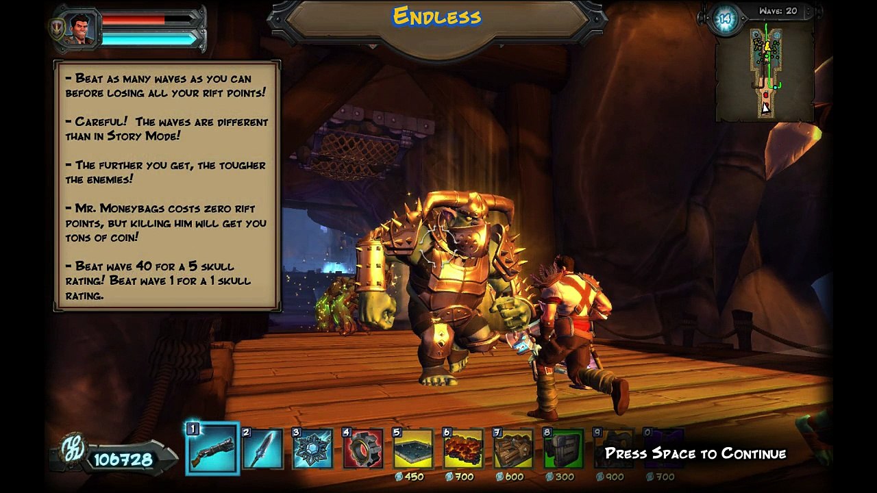 Orcs Must Die! 2 Endless Mode Let's Play / PlayThrough / WalkThrough Part - Playing As The War Mage