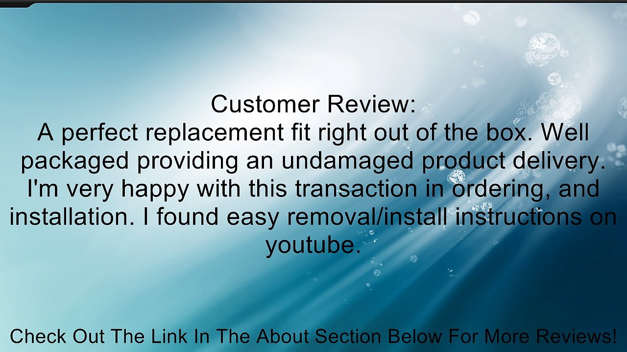 Whirlpool 12656019 End Cap Review