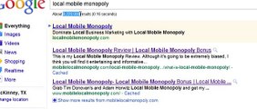 Launch Jacking Local Mobile Monopoly For #1 Search Results In Google!