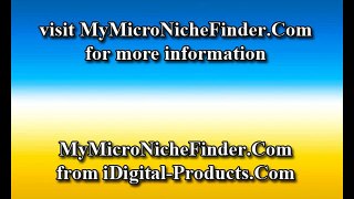 How To Find A Good Keywords for Your Website Using Micro Niche Finder