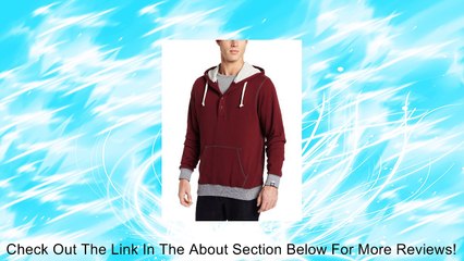Unionbay Men's Long Sleeve Adler Henley Hoodie, Library, Small Review