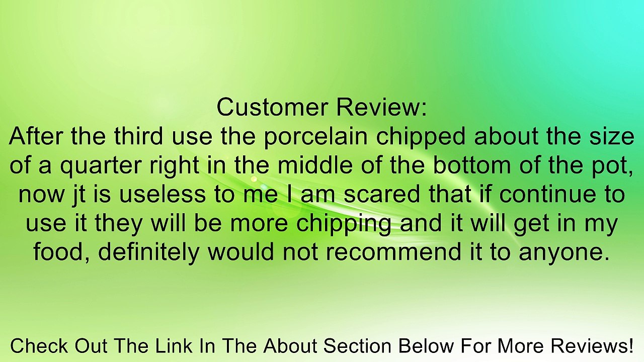 Sabatier 5092290 Porcelain Cast Iron Dutch Oven, 7-Quart, Red Review