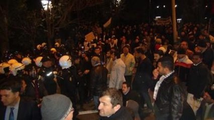 Ankara'da Çocuk Bezli İsrail Protestosu