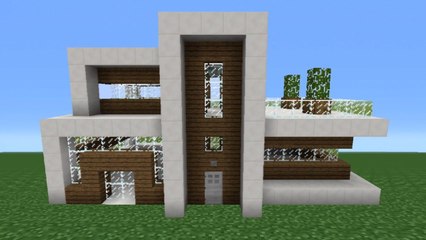 Minecraft Tutorial: How To Make A Quartz House - 7