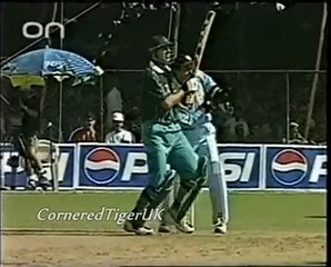 Shahid Afridi 5 Fours in An Over Vs Anil Kumble 1999