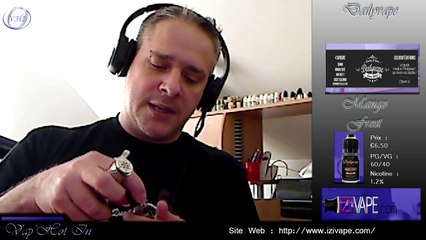 VapHotIn - Test Liquide # 42 - Izivape - Dailyvape # 1 - Mango frost