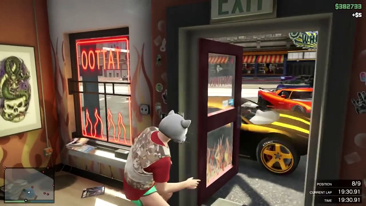 GTA 5 Funny Moments Online - Pink TRACTOR Launch Glitch GTA Online - GTA Pink TRACTOR Funny Moments