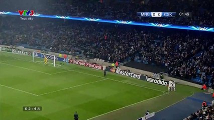 Buts Manchester City CSKA Moscou 1-2 (05-11-2014)