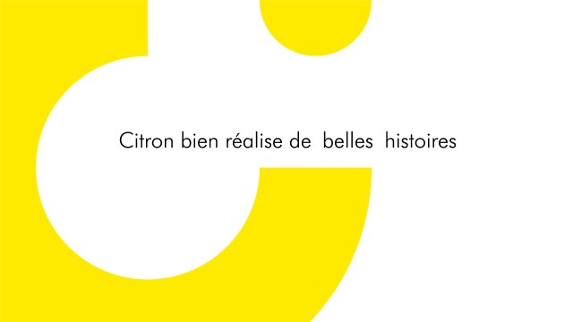 Citron Bien présente vos belles histoires en animation - showreel