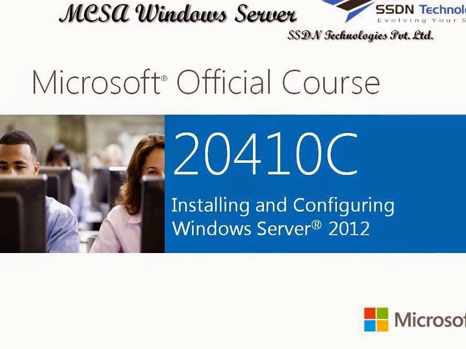 MCSA Windows server 2012 20410 lesson