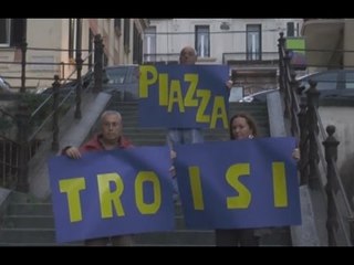 Napoli - Le scale di Troisi, chiesta intitolazione della piazza (05.11.14)