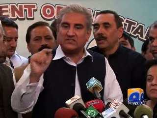 PTI MPs divided over resignation issue-06 Nov 2014