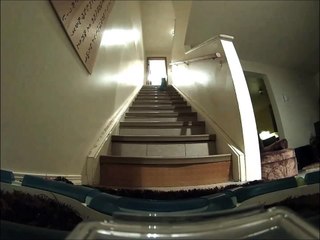 21 yr old cat doing laundry GO PRO