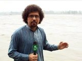 Rafiullah Khan aaj news as live flood in swat augest 2010