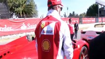 F1 - Fernando Alonso se pone el sombrero mexicano y arranca el Ferrari