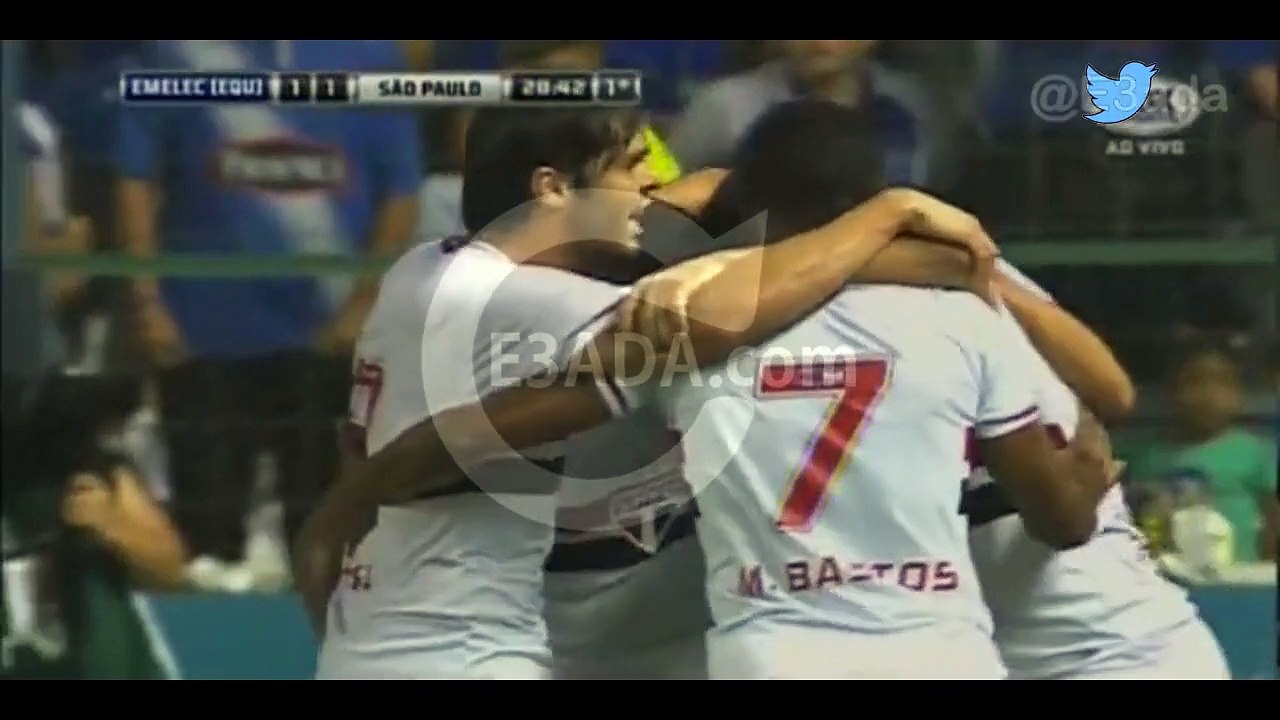 Emelec 3-2	Sao Paulo (Copa Sudamericana) بتاريخ 06/11/2014 - 00:00