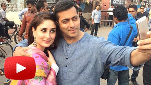 Salman Khan Clicks SELFIE With Kareena Kapoor - Bajrangi Bhaijaan