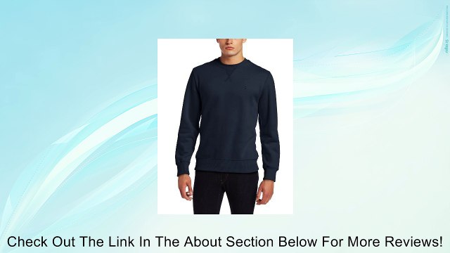 IZOD Men's Long Sleeve Crew Neck Sueded Fleece Review