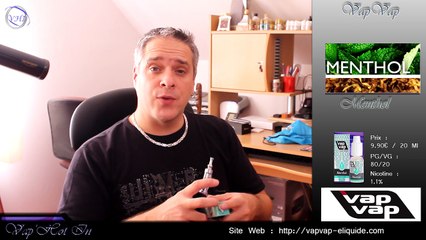 VapHotIn - Test Liquide # 75 - VapVap - Menthol