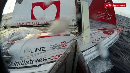 Route du Rhum. Initiatives Cœur - Jour 4