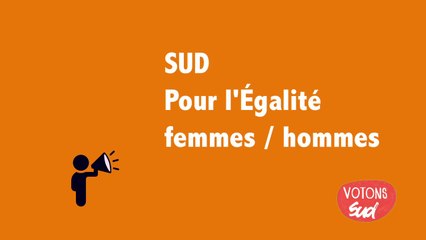 SUD pour l'égalite femmes hommes