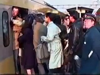 Le train aux heures de pointe au japon