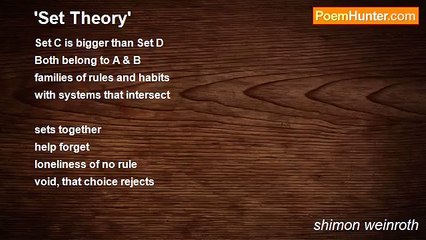 Shimon Weinroth Explores Set Theory and Social Connections 🧠