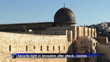 Jerusalem security tight, a day after clashes and attack