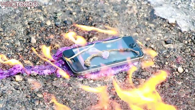 Çakma iPhone 5S Batarya Patlama Testi