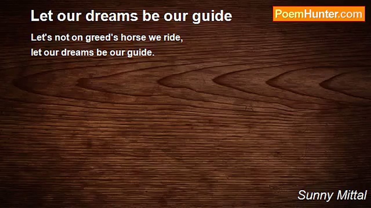 Sunny Mittal - Let our dreams be our guide