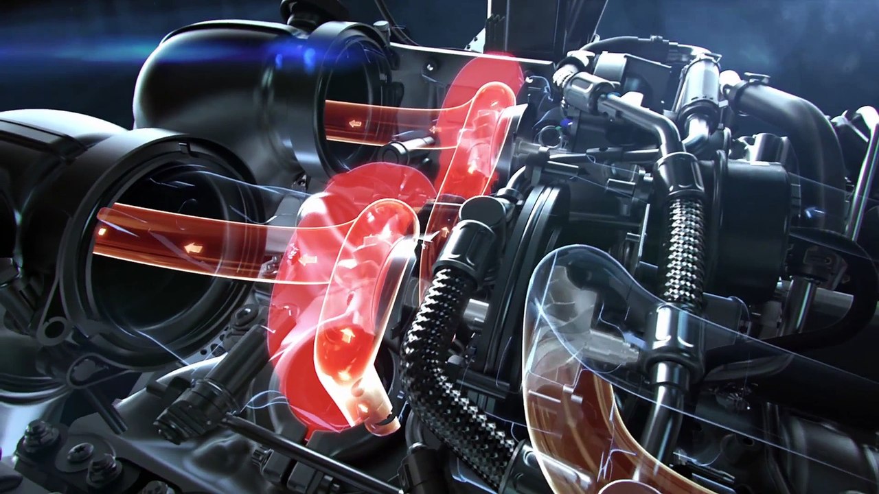 Mercedes-Benz : The new AMG 4.0-litre V8 biturbo engine.