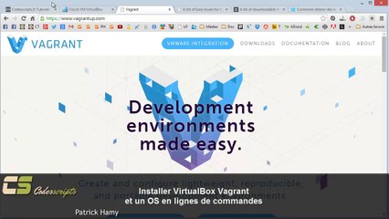 Installer VirtualBox Vagrant et un OS en lignes de commandes