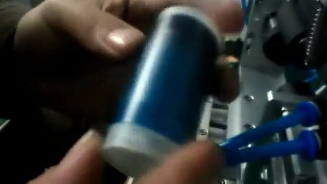 Conical round bottles semi automatic labeling machine customized bottle labeler machinery