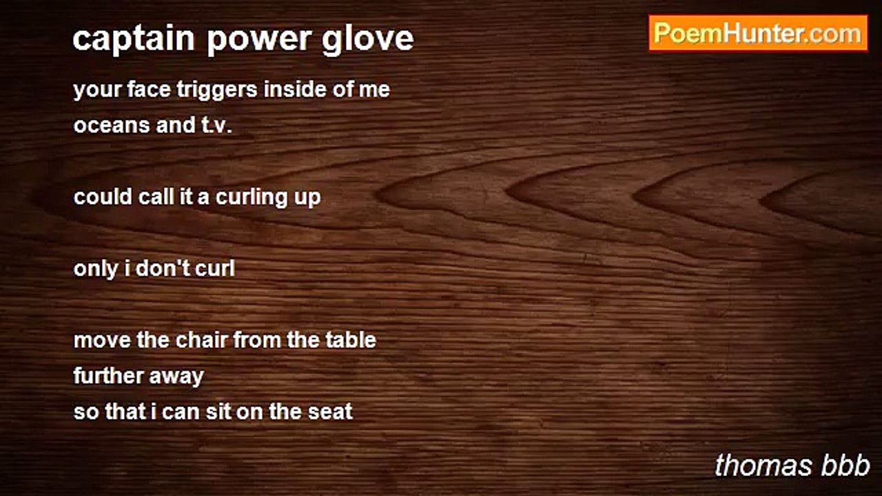thomas bbb - captain power glove