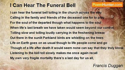 Francis Duggan - I Can Hear The Funeral Bell