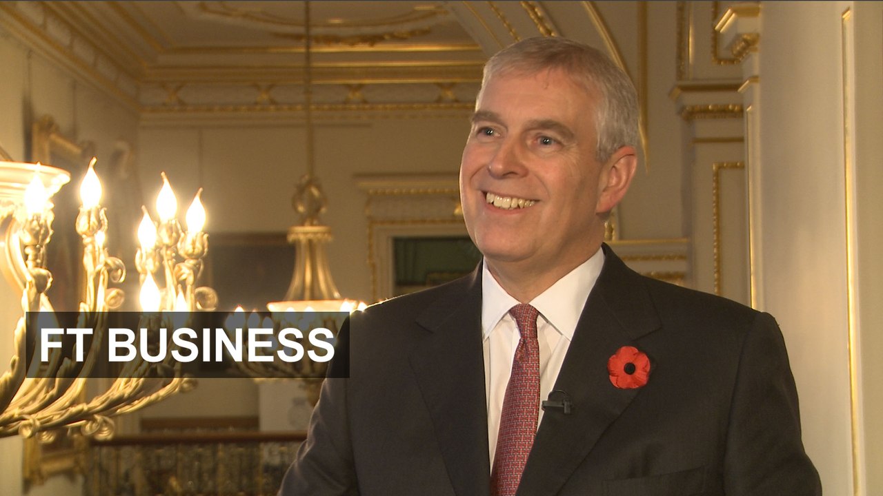 Prince Andrew on helping start-ups succeed