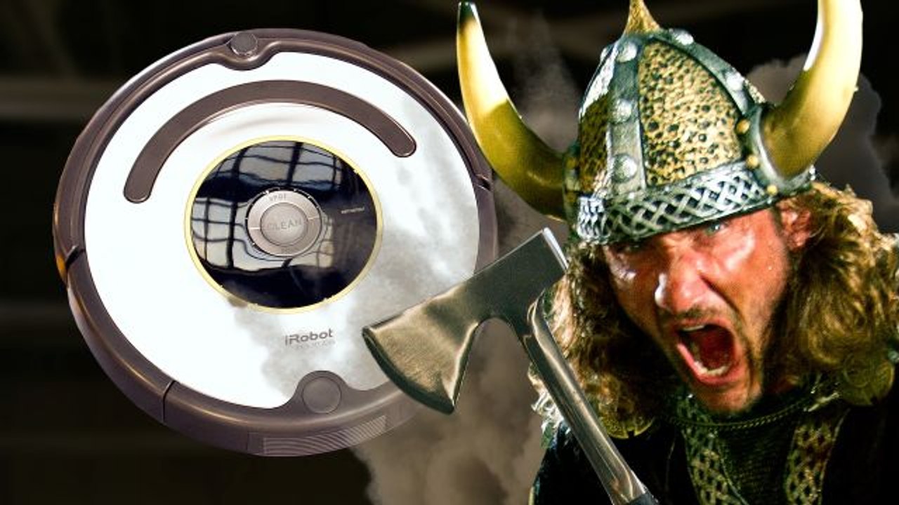 Battle Damage - Roomba vs. Battle Axe