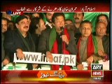 Imran Khan praises Narendra Modi during his Speech in Azadi March
